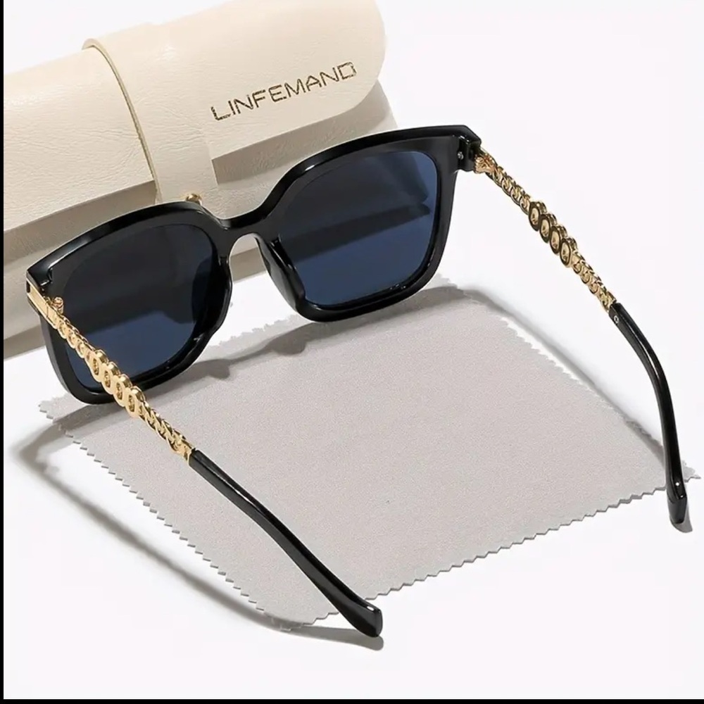 Cat Eye Polarized Glasses with case - Picture 4 of 5